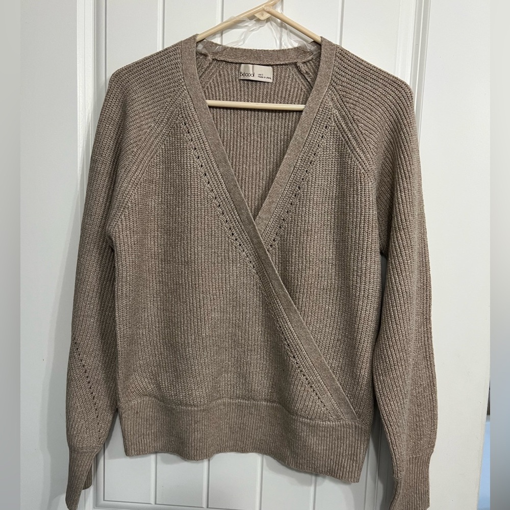 Wrap sweater